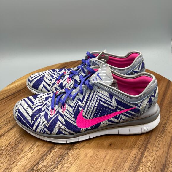 Nike Free 5.0 Tr Fit Shoes Womens Size 8 Gray Running Comfort Walking Sneakers - Picture 3 of 8